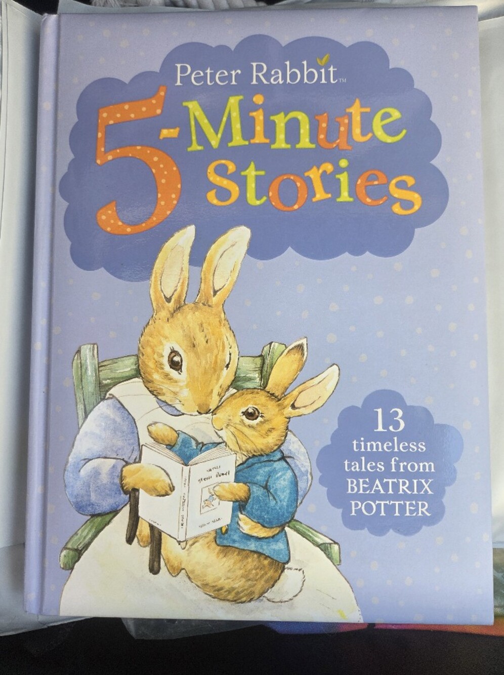Peter Rabbit 5-Minute Stories Children's Book - Purple